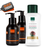 Kit 2 Cremes para Tatuagem 120g + 1 Gel de Massagem 200g