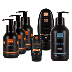 KIT TATTOO PREMIUM - 3 Neoskin 120g + 1 Neoskin 38g + 1 Esfoliante 83g+ 1 Sab. Liq. Neutro 300ml + FRETE GRÁTIS(LP)