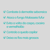 Shampoo Anticaspa 3 em 1 - 300ml